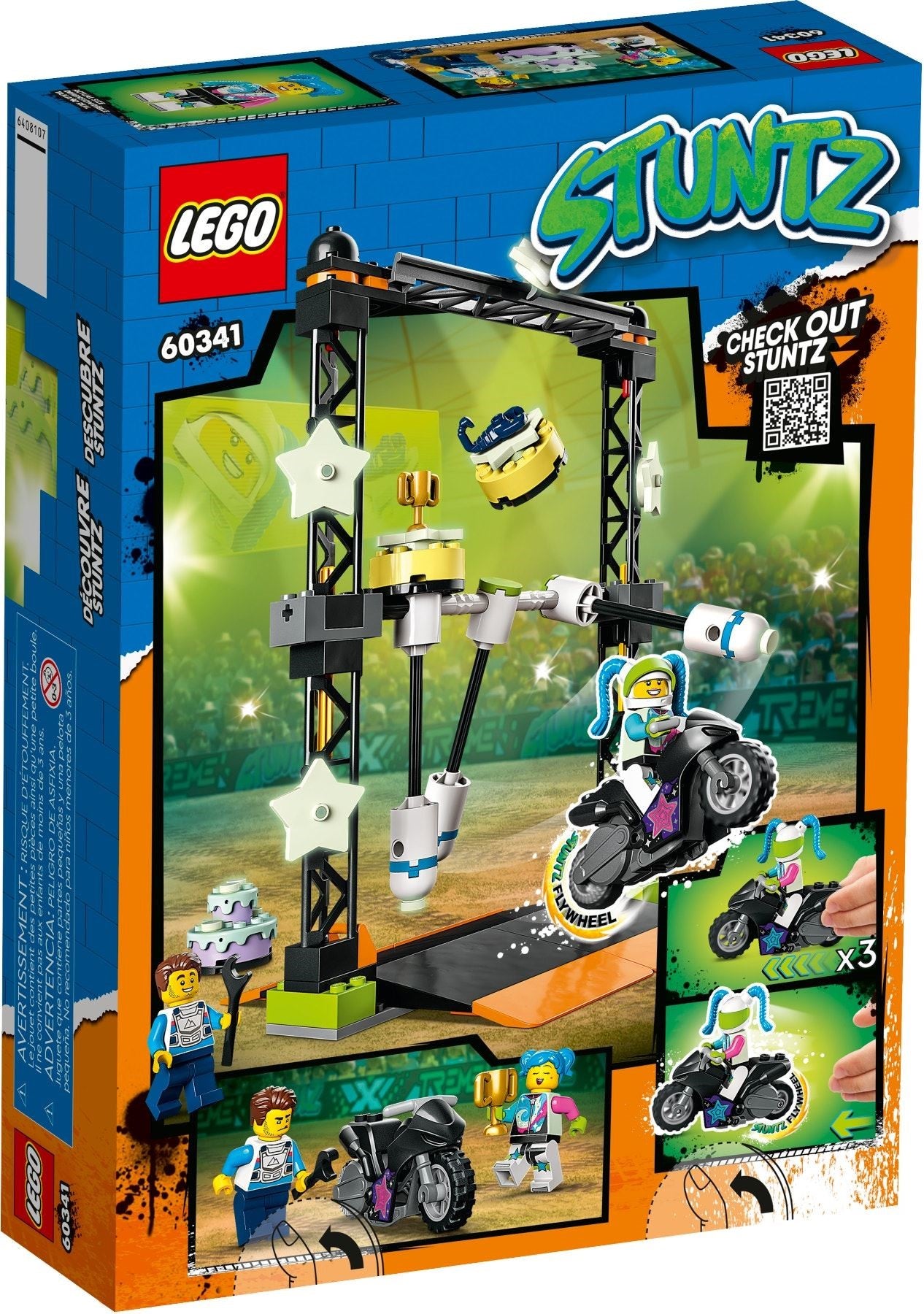 LEGO City Umstoss-Stuntchallenge 60341
