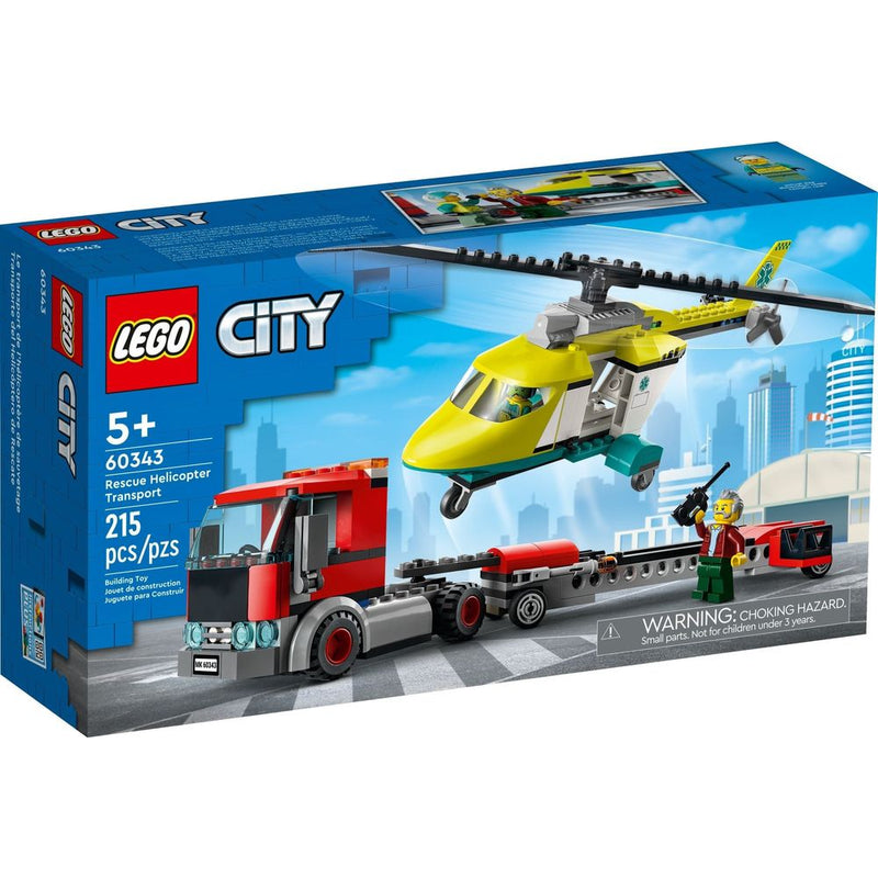 <transcy>LEGO City Hélicoptère de transport 60343</transcy>