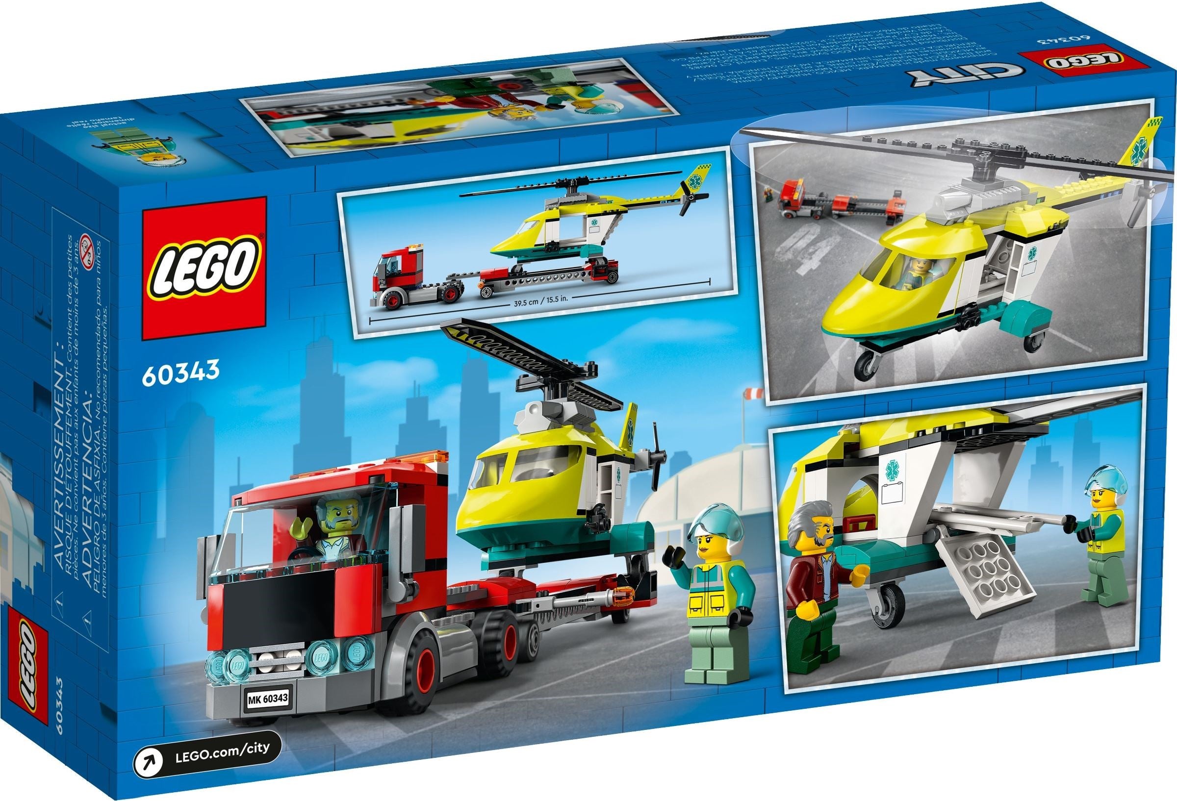 LEGO City Hubschrauber Transporter 60343