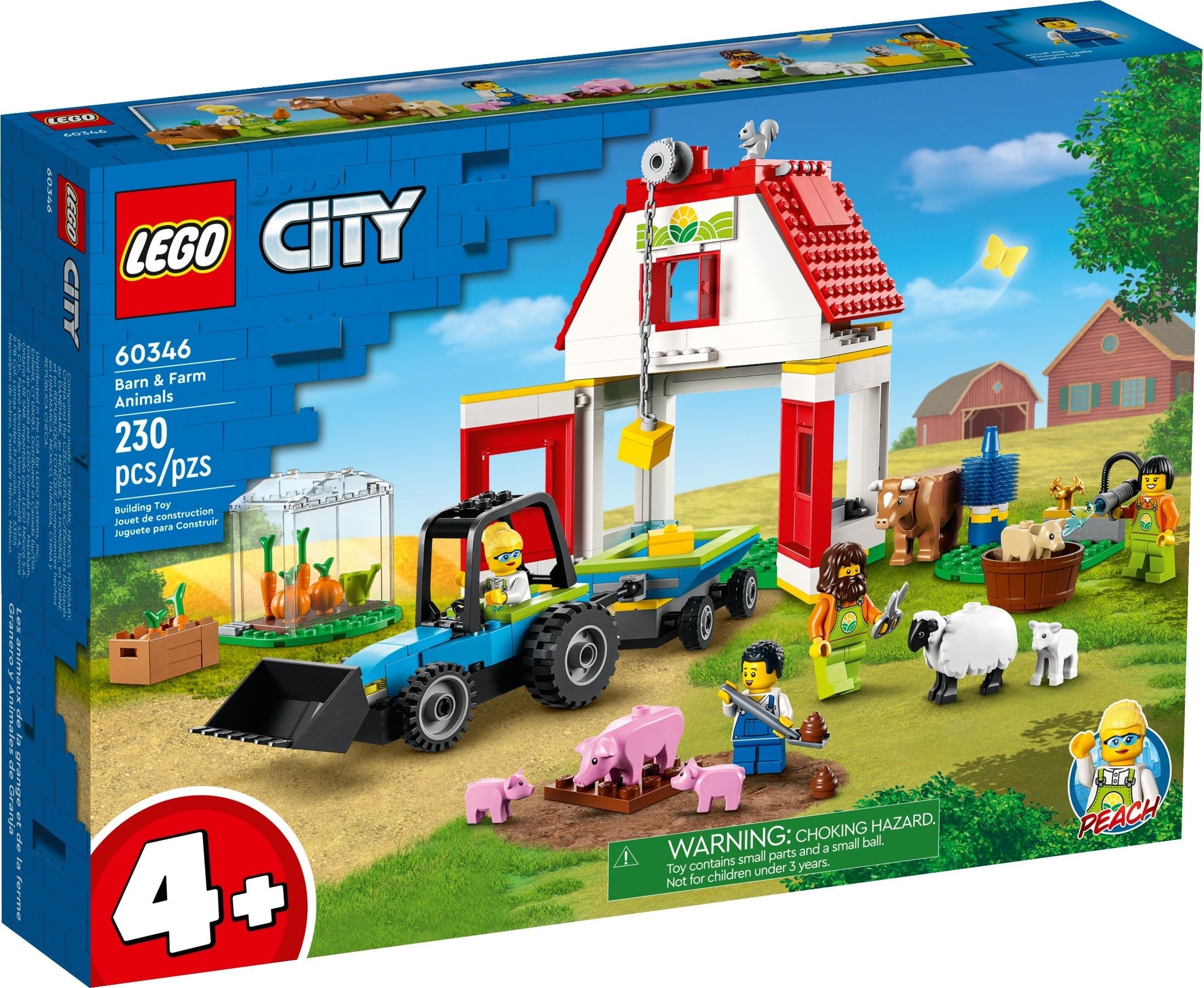 LEGO City - Scheunenhof mit Tieren 60346