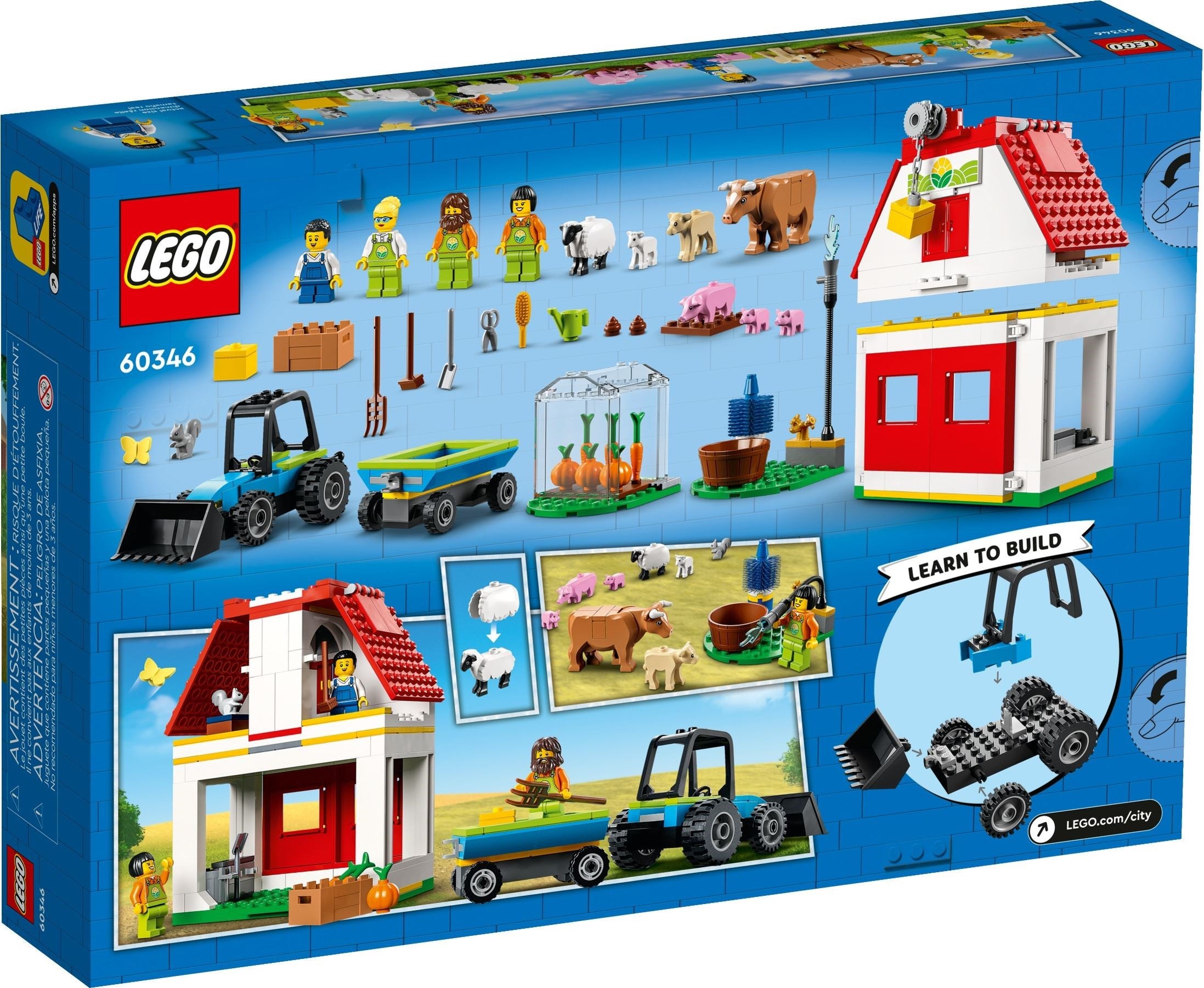 LEGO City - Scheunenhof mit Tieren 60346