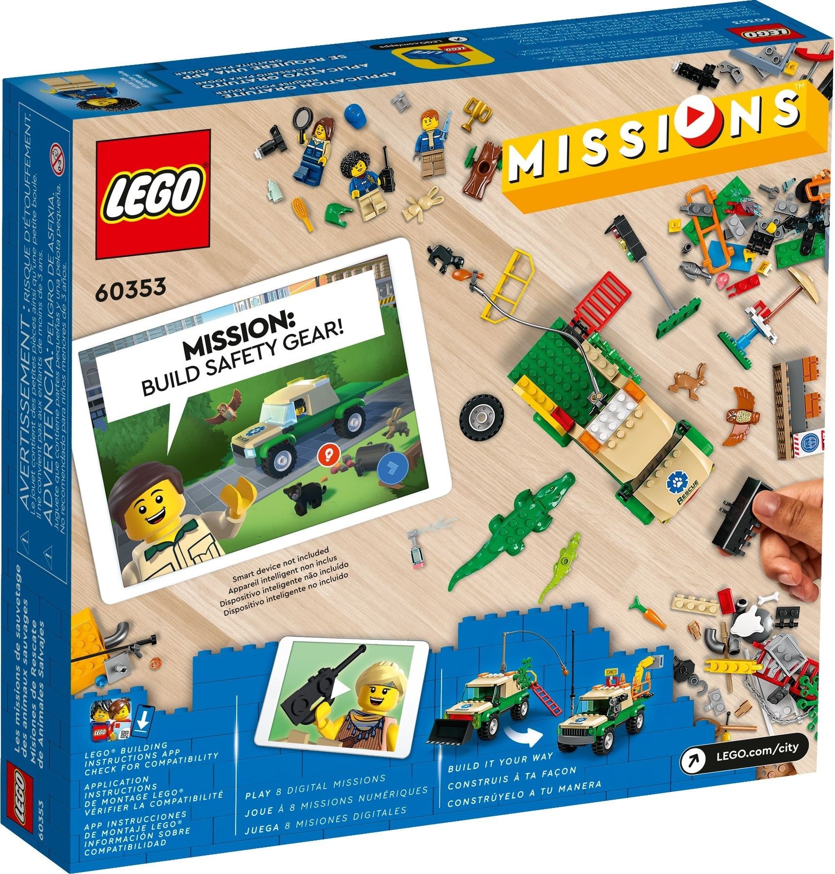 LEGO City Tierrettungsmissionen 60353