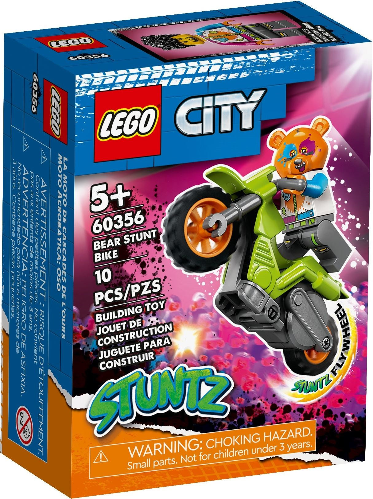 LEGO City Bären-Stuntbike 60356