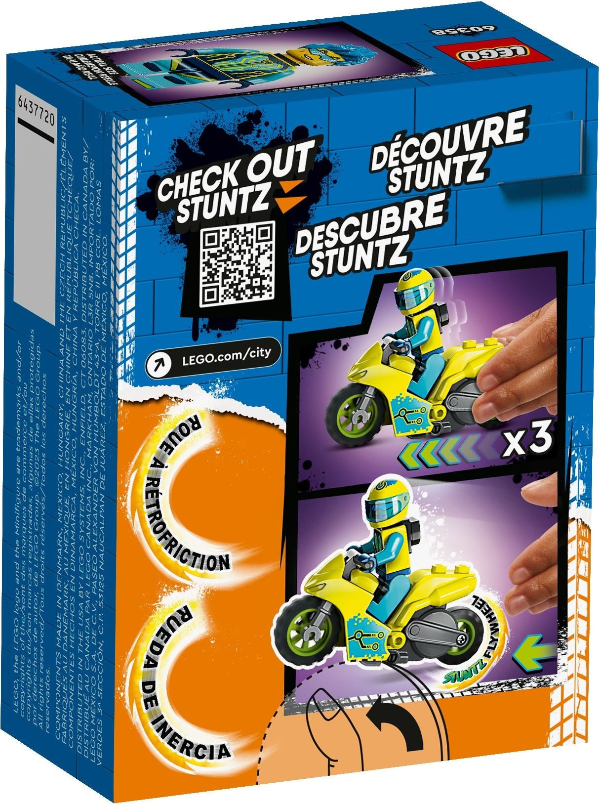 LEGO City Cyber-Stuntbike 60358