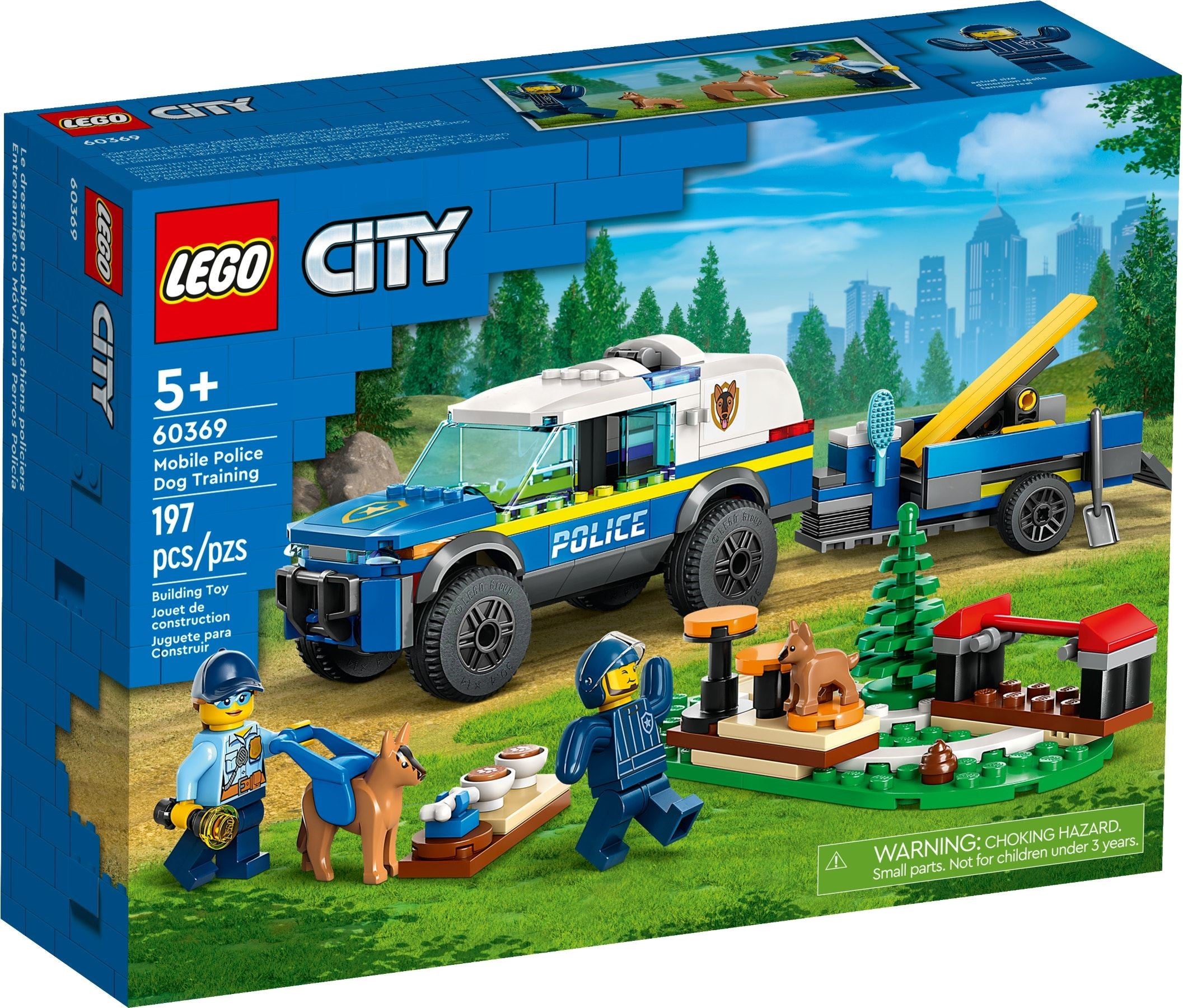 LEGO City Mobiles Polizeihunde-Training 60369