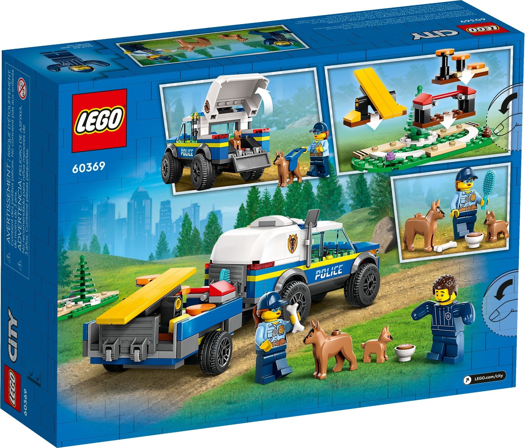 LEGO City Mobiles Polizeihunde-Training 60369