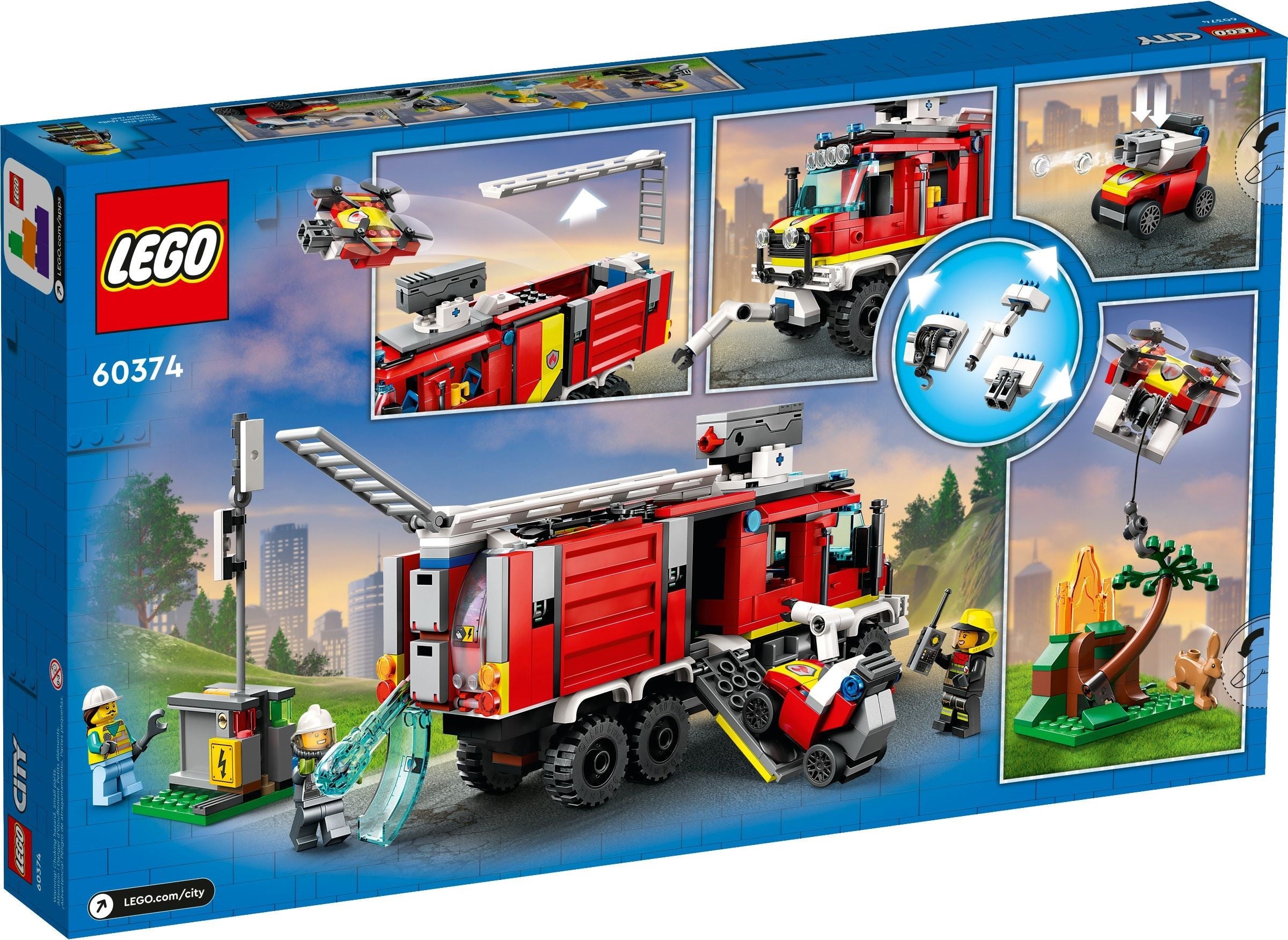 LEGO City Einsatzleitwagen der Feuerwehr 60374