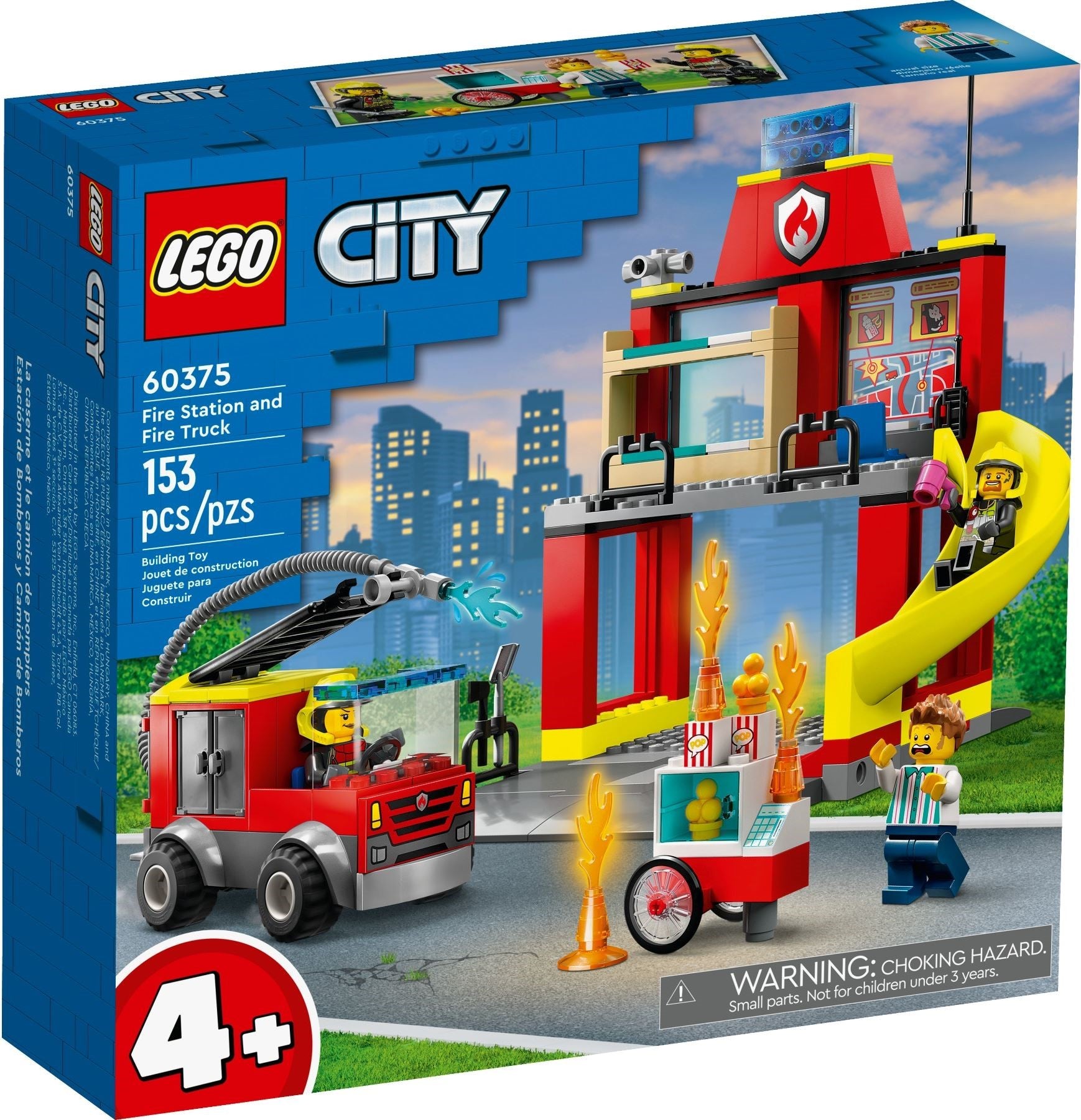 LEGO City Feuerwehrstation und Löschauto 60375