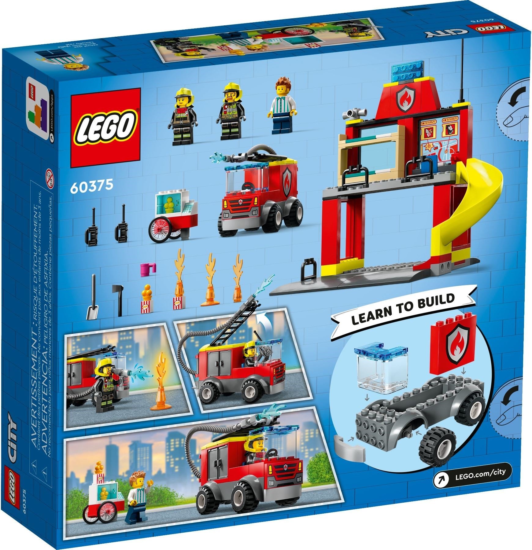 LEGO City Feuerwehrstation und Löschauto 60375