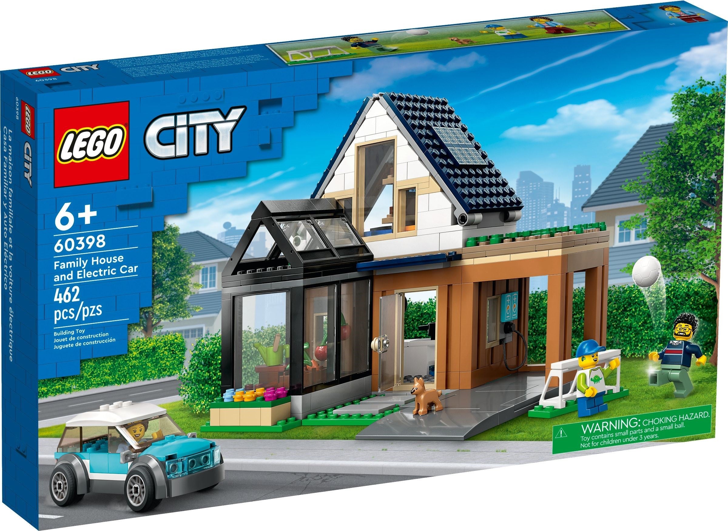 LEGO City  Familienhaus mit Elektroauto 60398