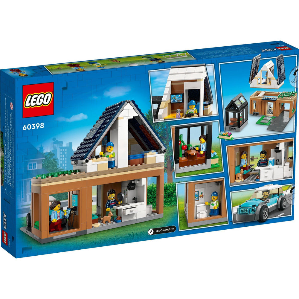 LEGO City  Familienhaus mit Elektroauto 60398