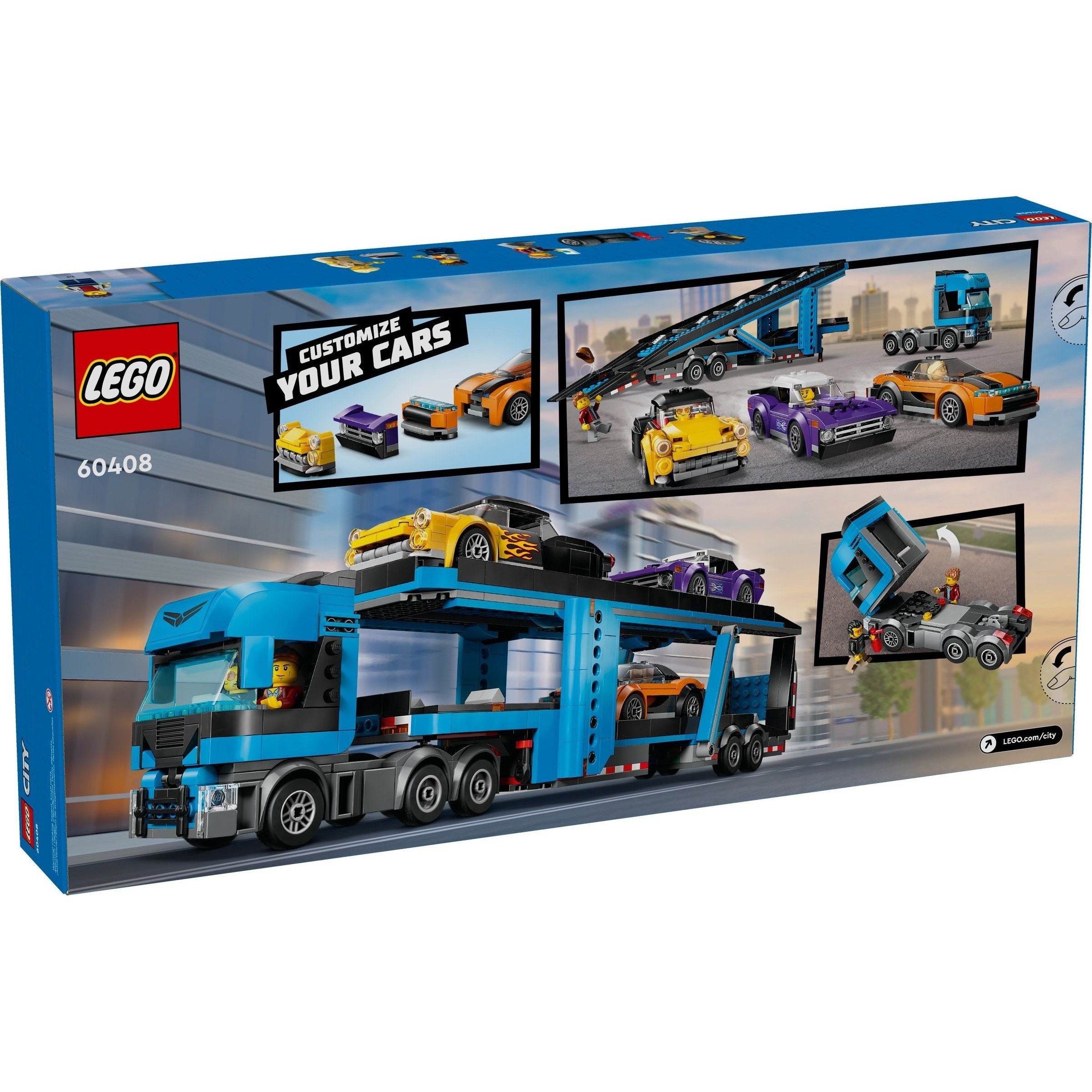 LEGO City Autotransporter mit Sportwagen 60408