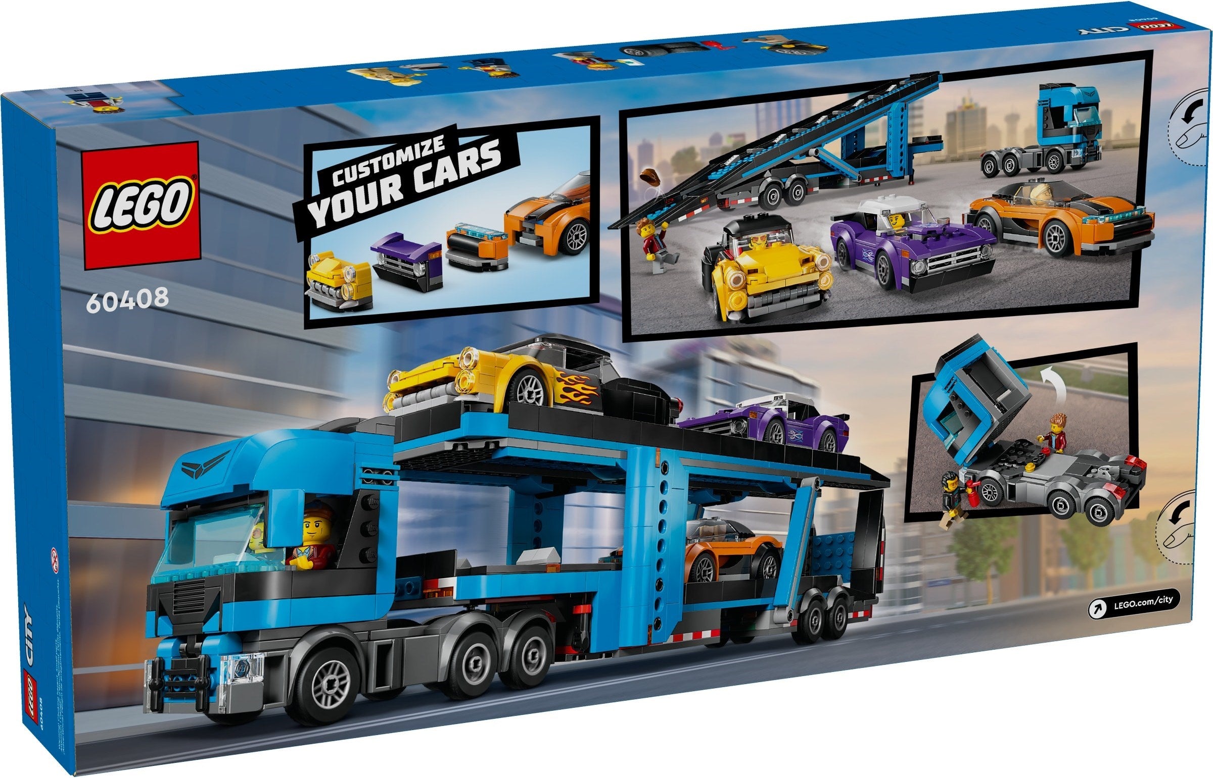 LEGO City Autotransporter mit Sportwagen 60408