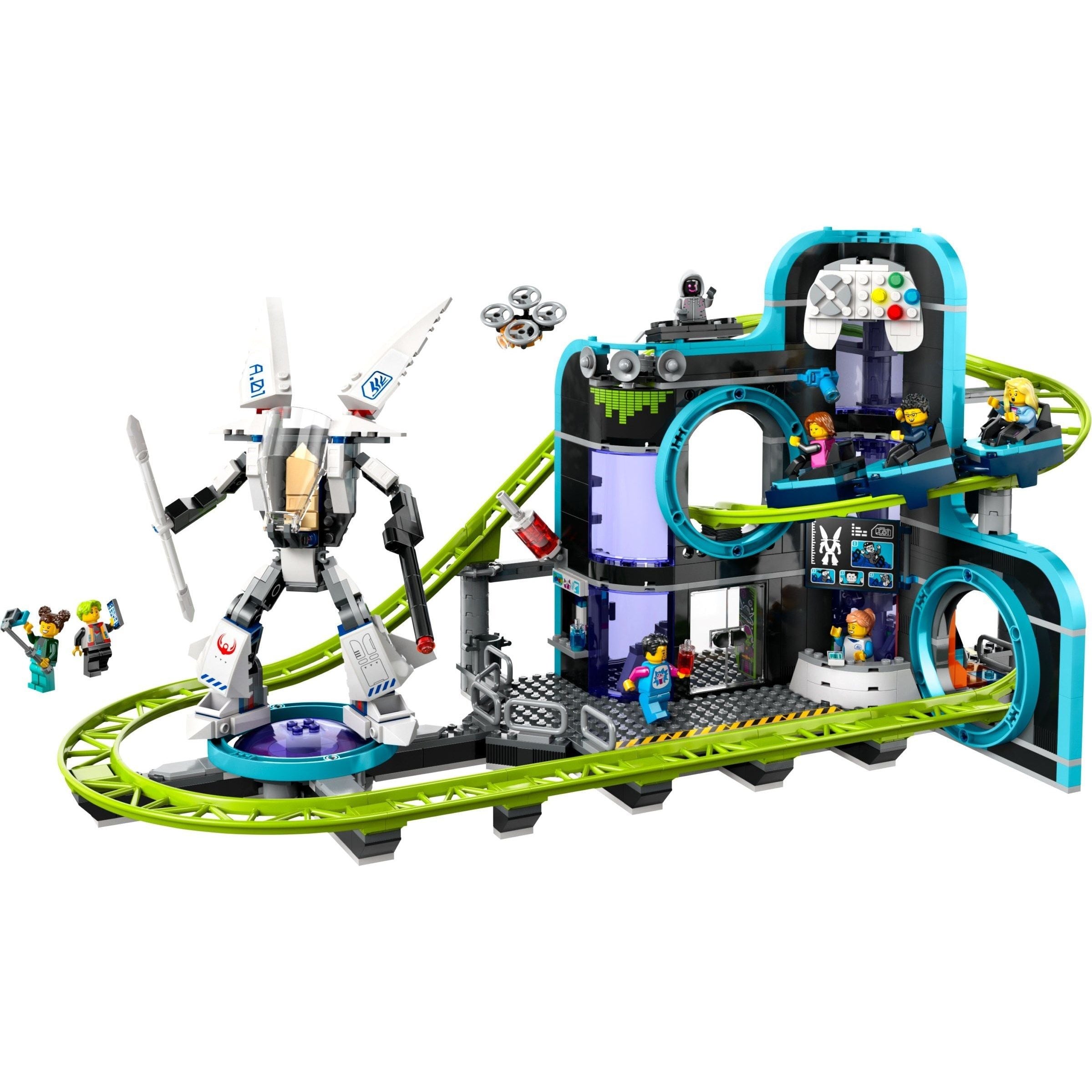 LEGO City Achterbahn mit Roboter-Mech 60421