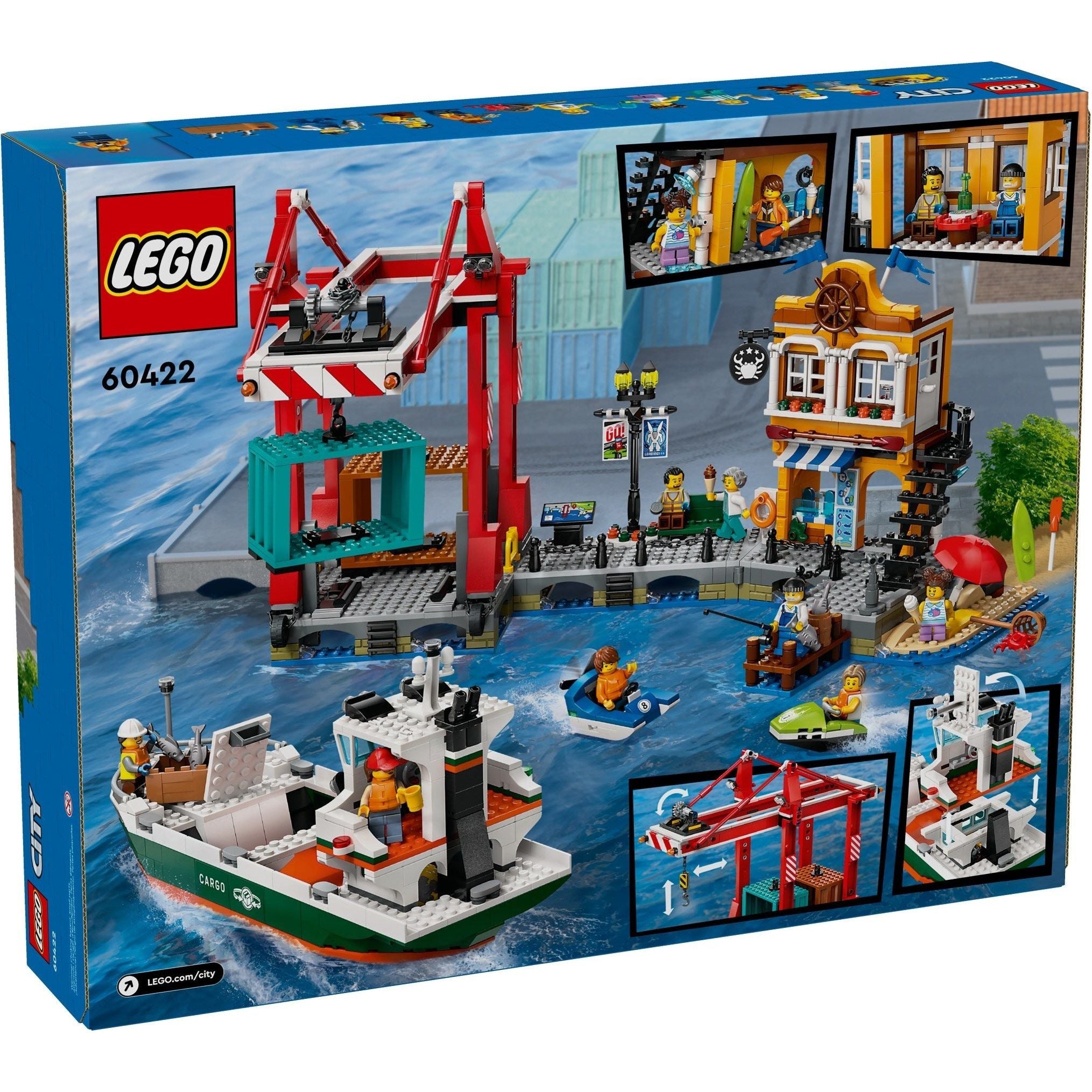 LEGO City Hafen mit Frachtschiff 60422