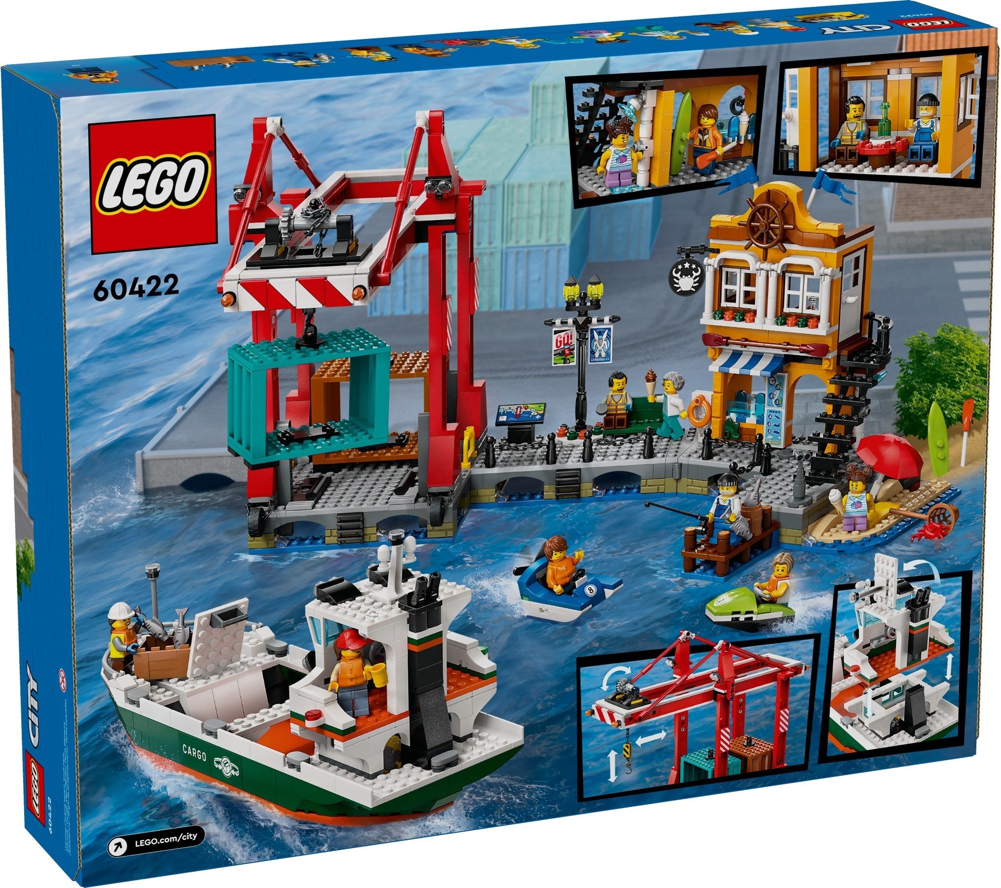 LEGO City Hafen mit Frachtschiff 60422