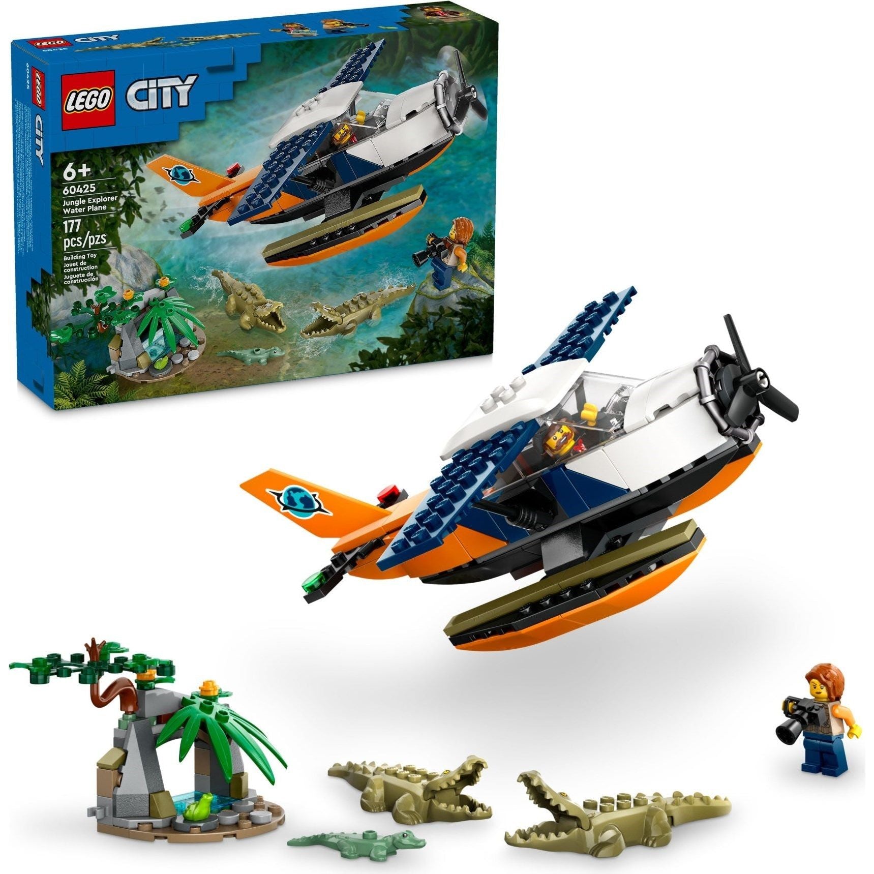 LEGO City Dschungelforscher-Wasserflugzeug 60425