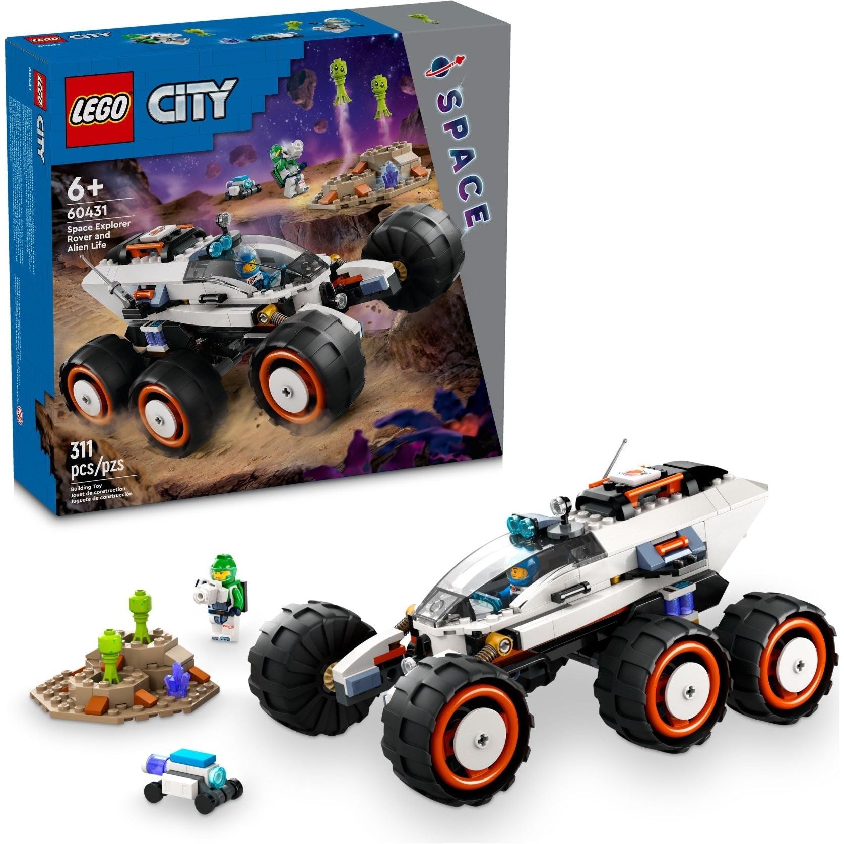 LEGO City Weltraum-Rover mit Ausserirdischen 60431