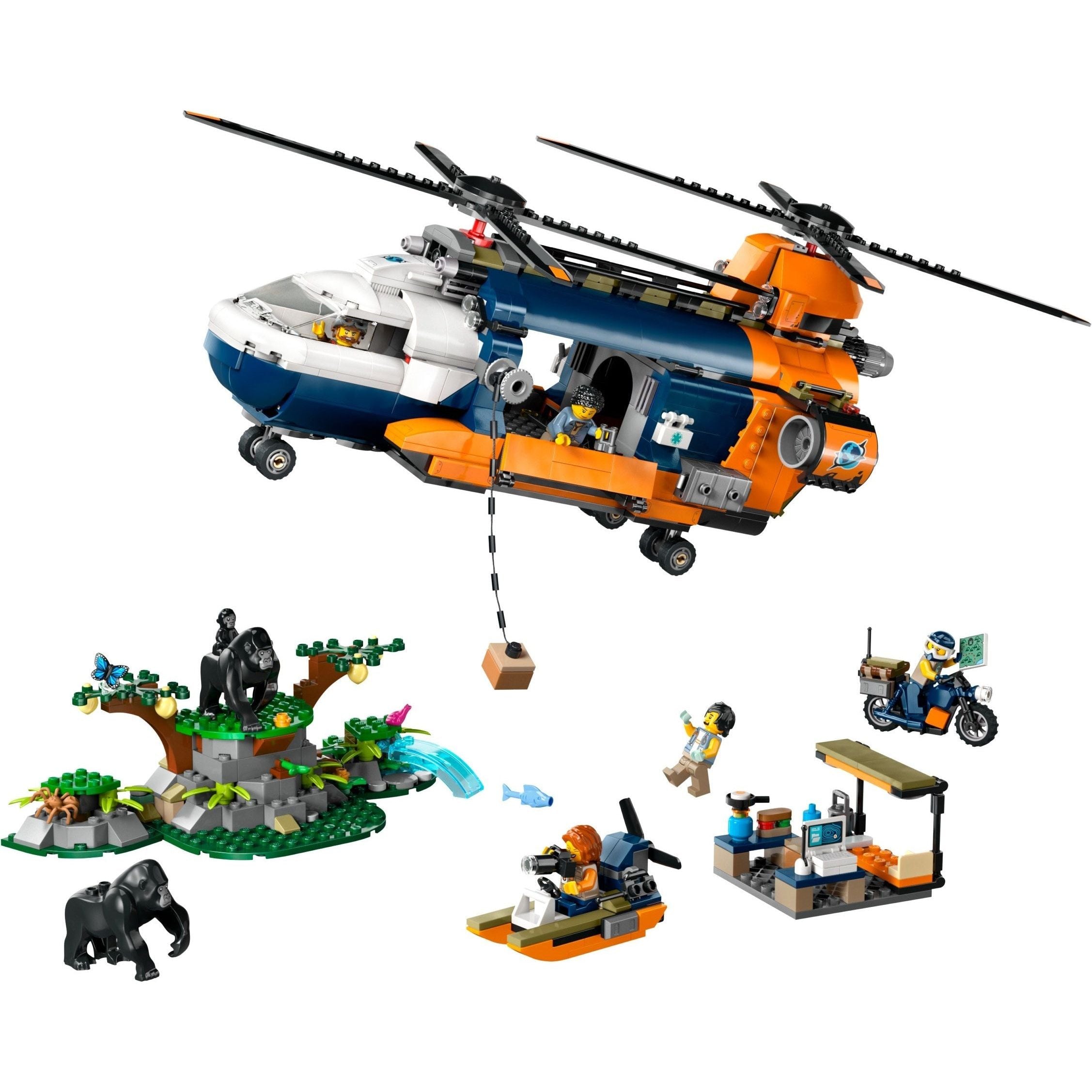 LEGO City Dschungelforscher-Hubschrauber 60437