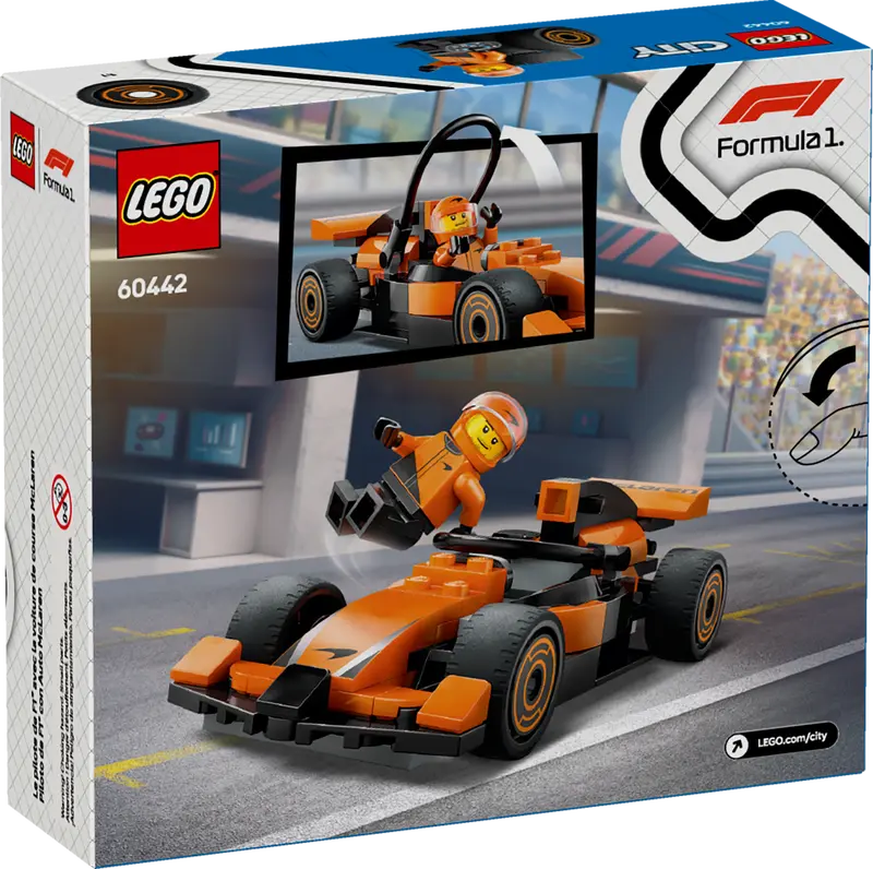 LEGO City F1 Rennfahrer mit McLaren Rennauto 60442