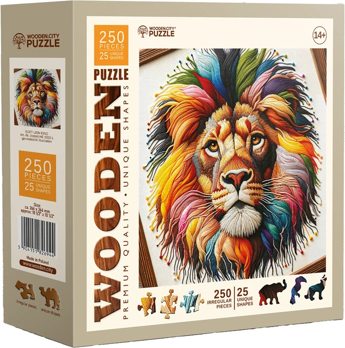 Wooden City Puzzle Holz L Soft Lion King