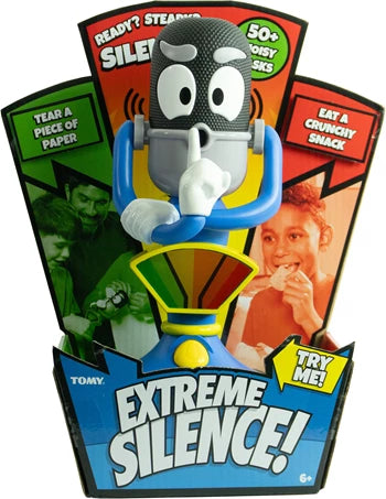 Extreme Silence, d ab 6 Jahren, ab 2 Spieler, mit Dezibel-Detektor