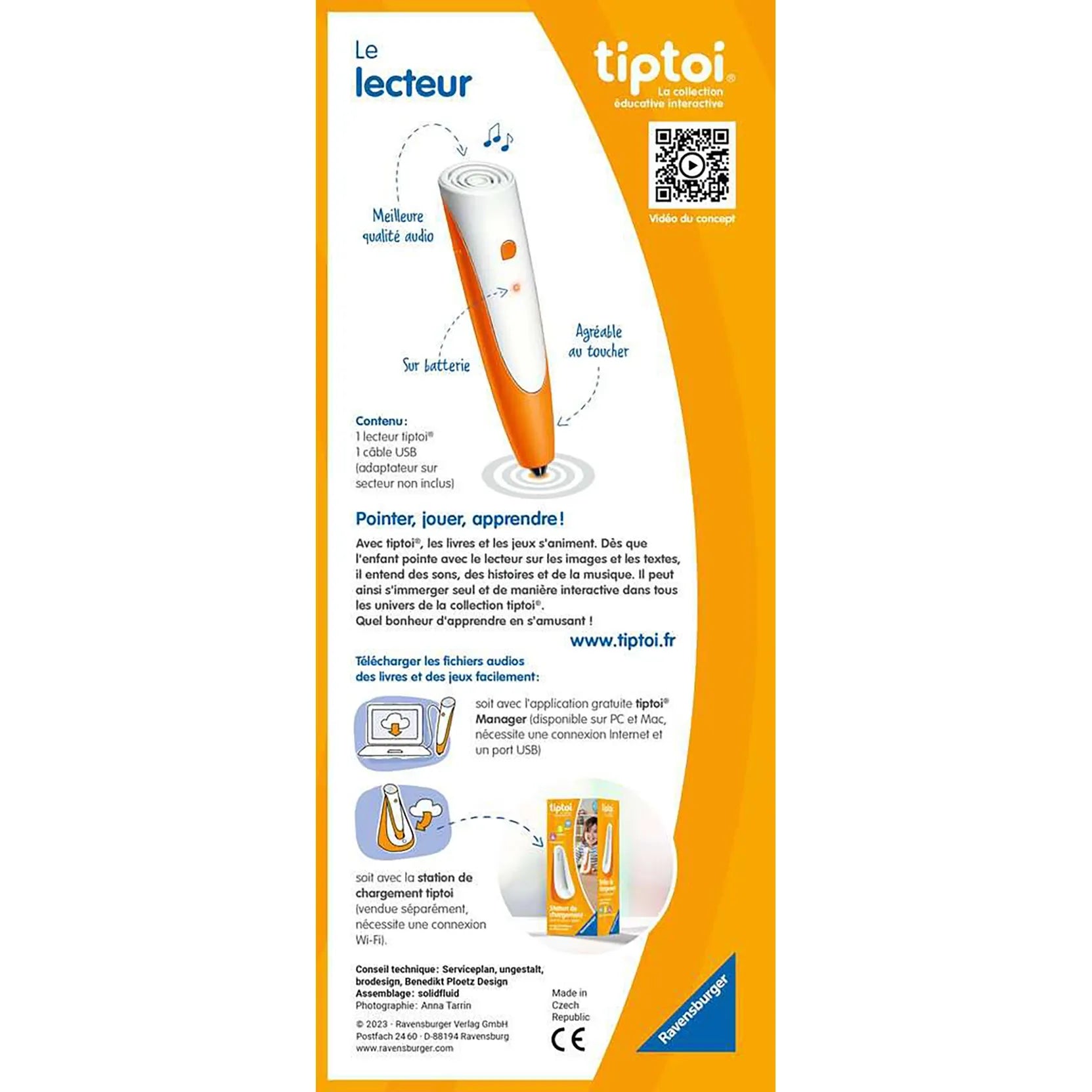 Tiptoi Lecteur interactif, f französische Version