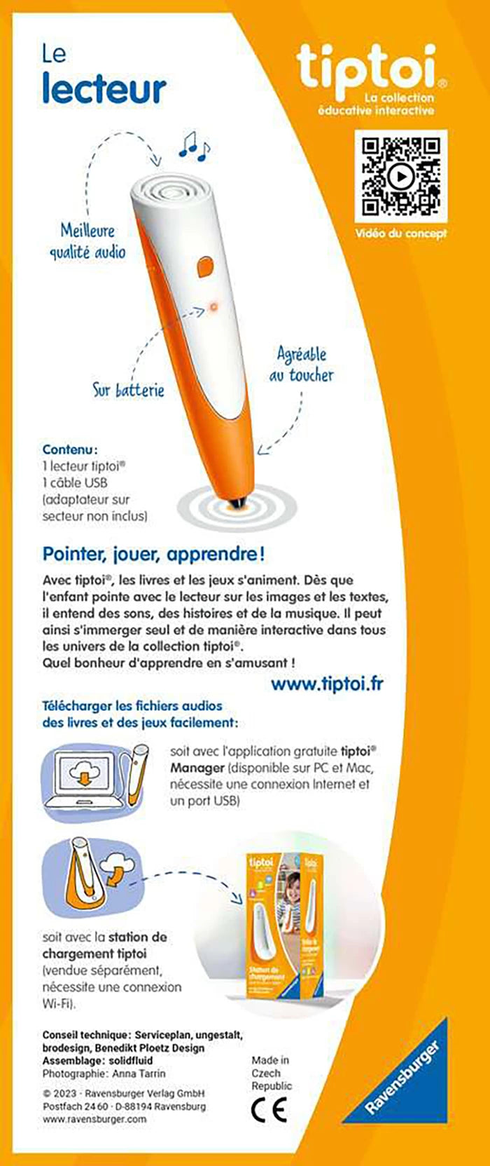 Tiptoi Lecteur interactif, f französische Version