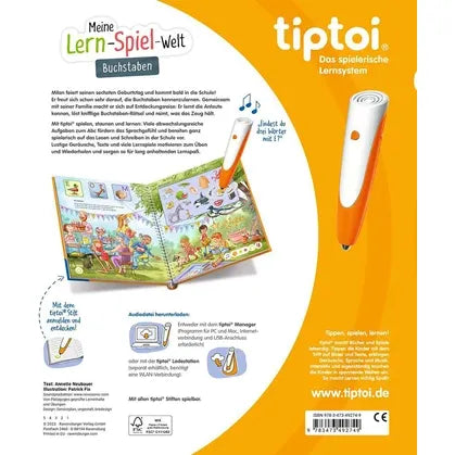 Tiptoi Buch Buchstaben, d Meine Lern-Spiel-Welt, 16 Seiten, ab 4 Jahren, ohne Stift