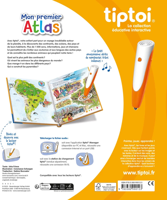 Tiptoi Mon premier Atlas, f französische Version