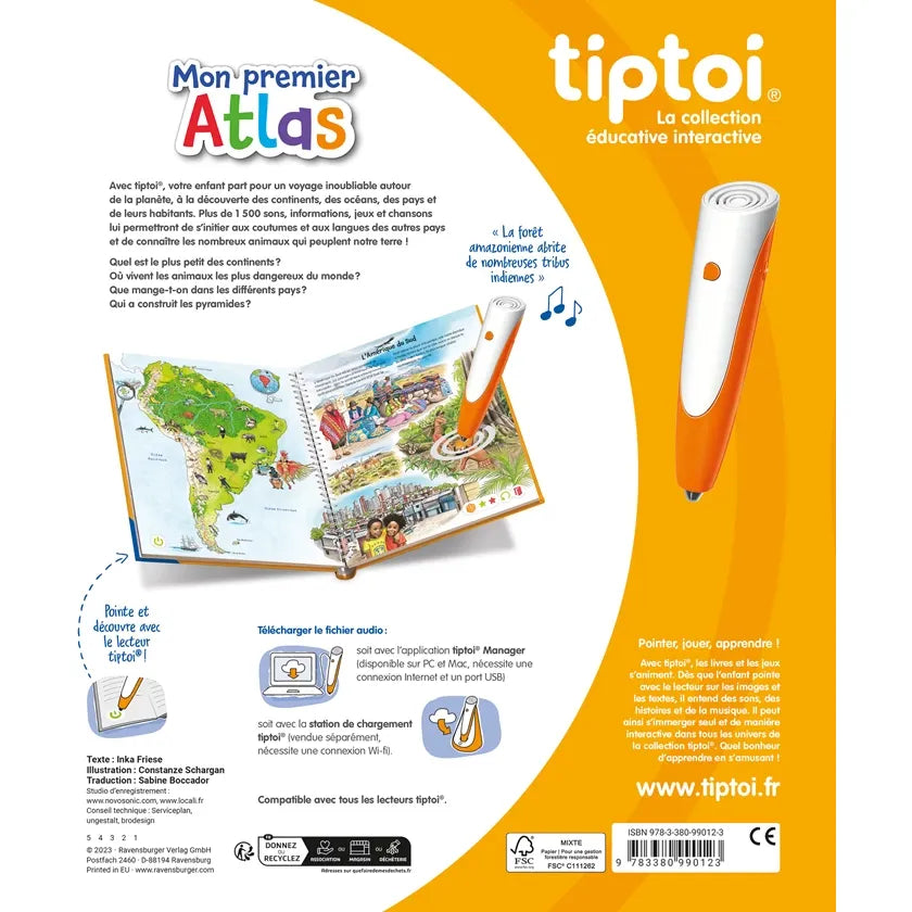 Tiptoi Mon premier Atlas, f französische Version