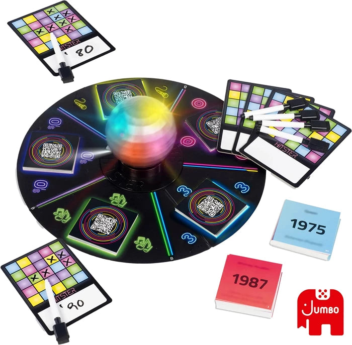 Hitster Bingo, d ab 16 Jahren, 2-10 Spieler, Musik-Kartenspiel mit App