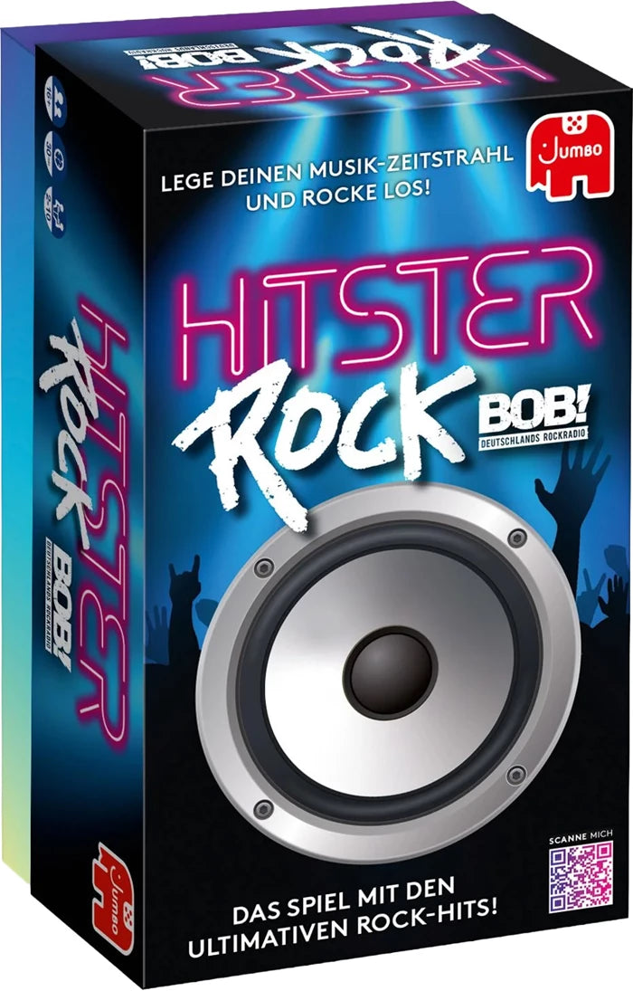 Hitster Rock, d ab 16 Jahren, 2-10 Spieler, Musik-Kartenspiel mit App