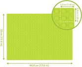 Hubelino Kugelbahn: 560er Grundplatte - grün [32 x 44.8 cm]