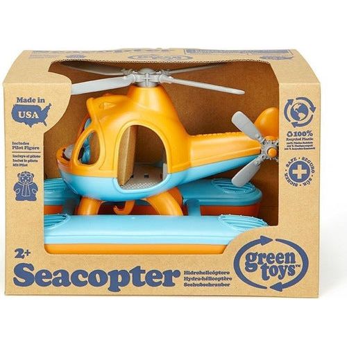 Green Toys Sea Copter - Orange