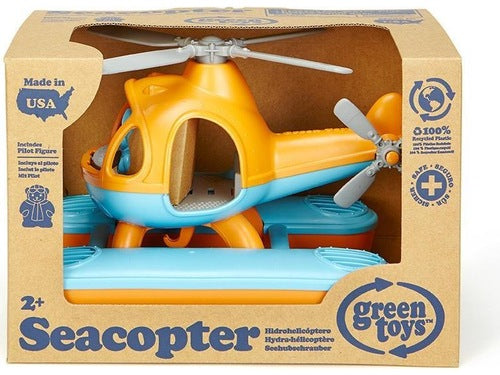 Green Toys Sea Copter - Orange