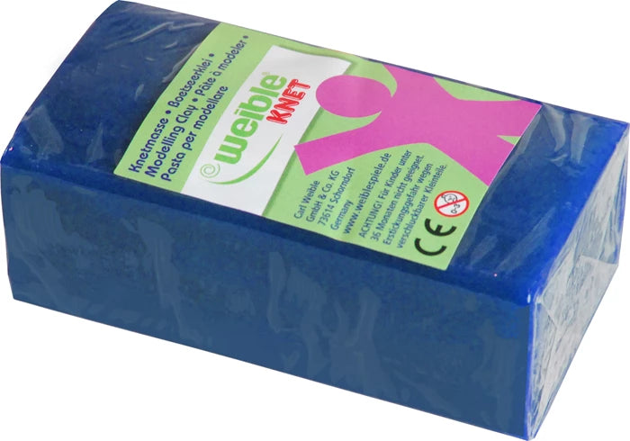 Blockknete 250 g, blau