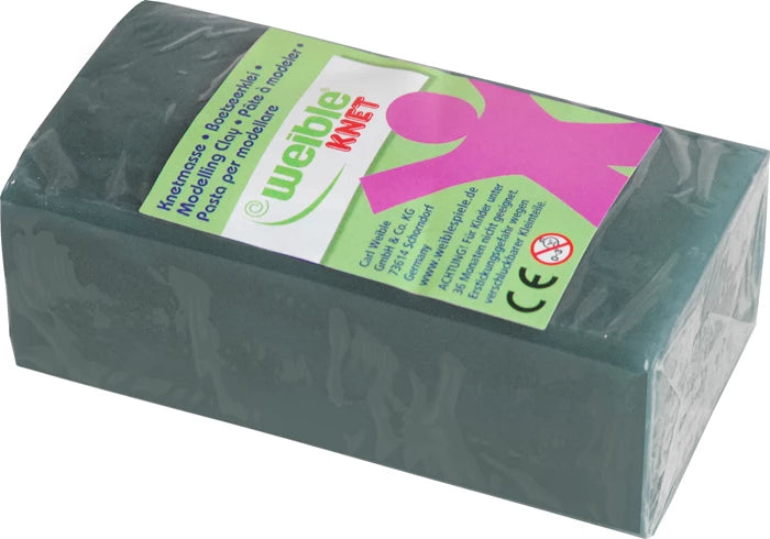 Blockknete 250 g, grau