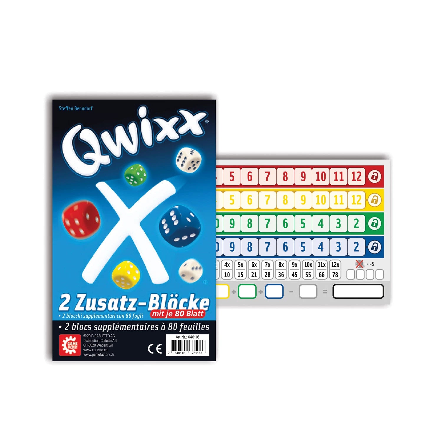 Game Factory Qwixx - Zusatzblöcke