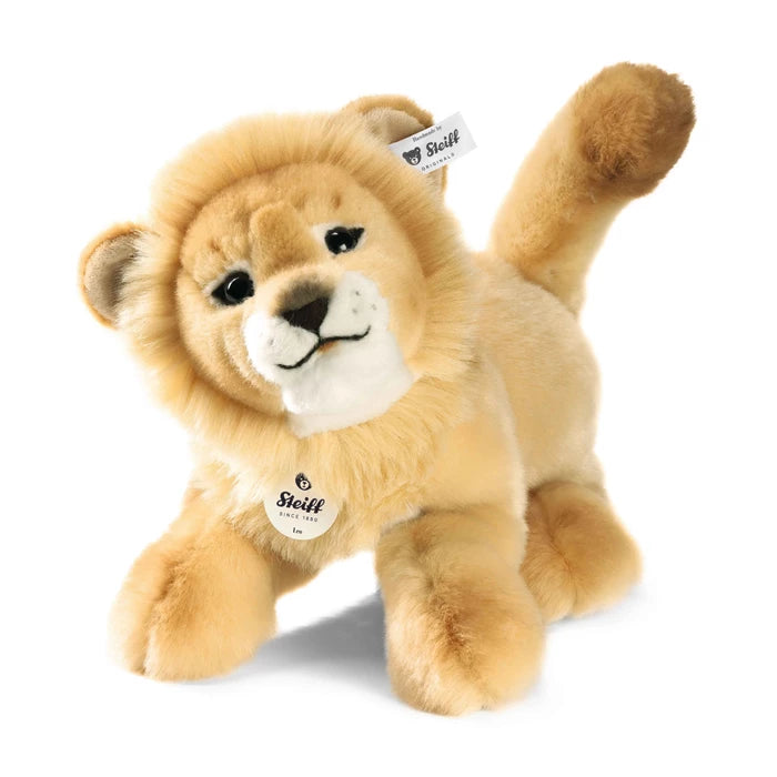 Steiff Leo Baby-Schlenker-Löwe beige 28cm