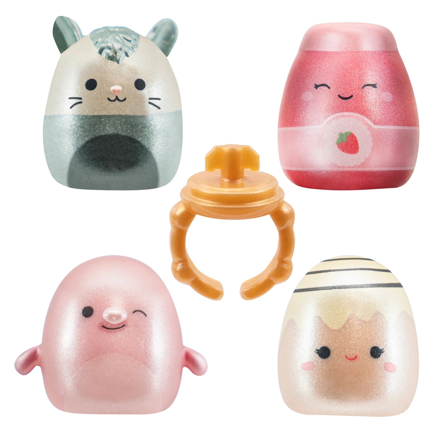 Squishmallows Squish-a-longs Ringe 2.5cm Blind ass. 