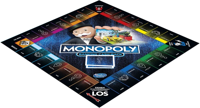 Hasbro Gaming jeu familial Monopoly Banking Cash-Back