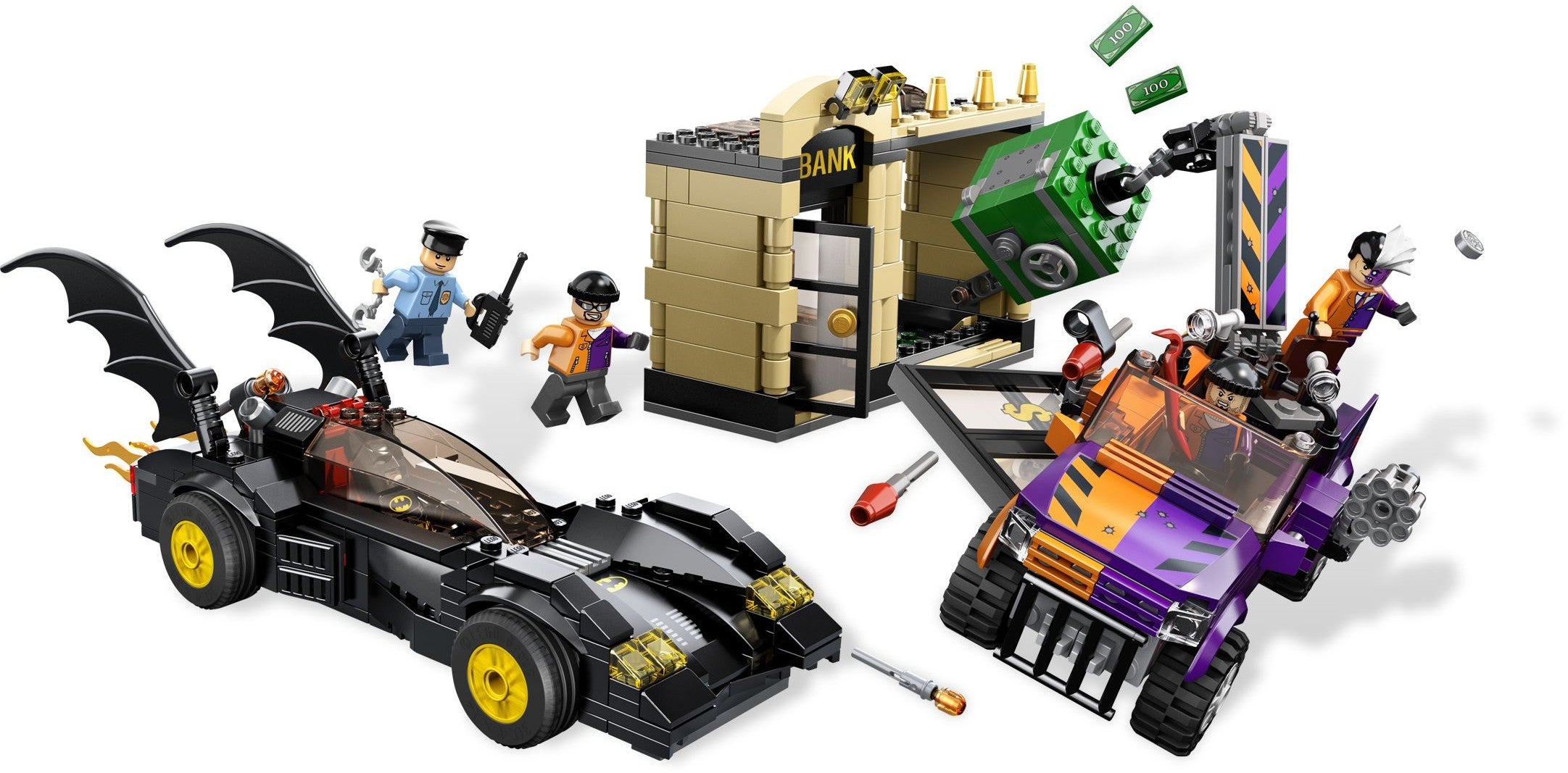 LEGO DC Comics Super Heroes Batmobil und Two-Face Verfolgung 6864