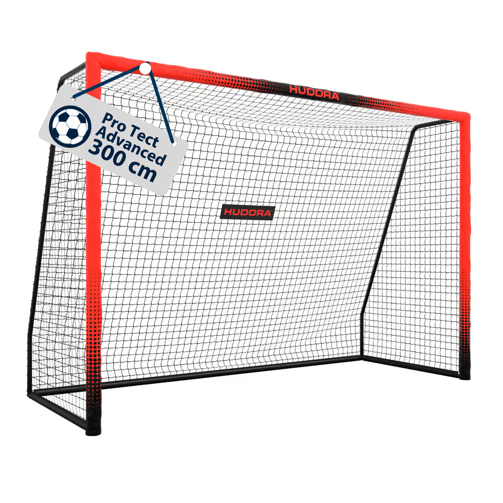 Hudora Fussballtor Pro Tect 300 Advanced Red
