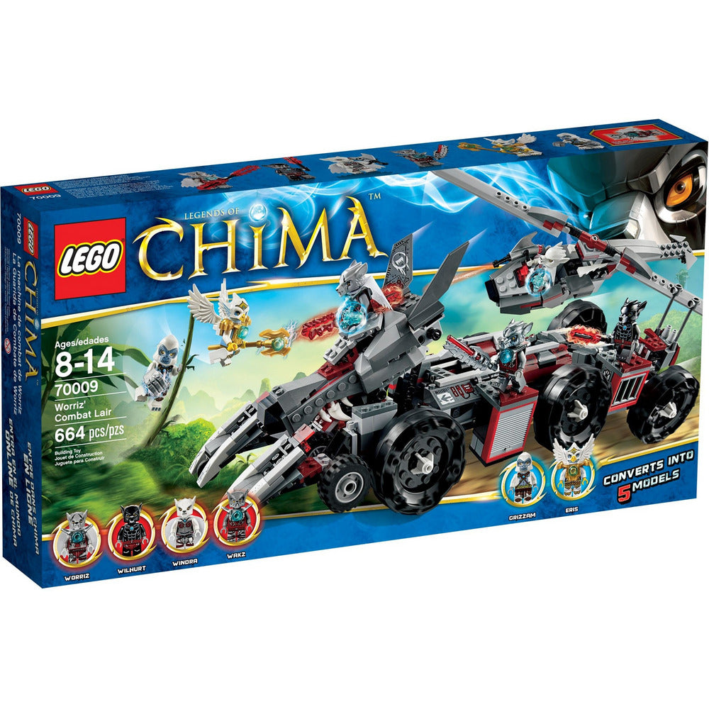 LEGO Legends of Chima Worriz Grosser Wolfstruck 70009