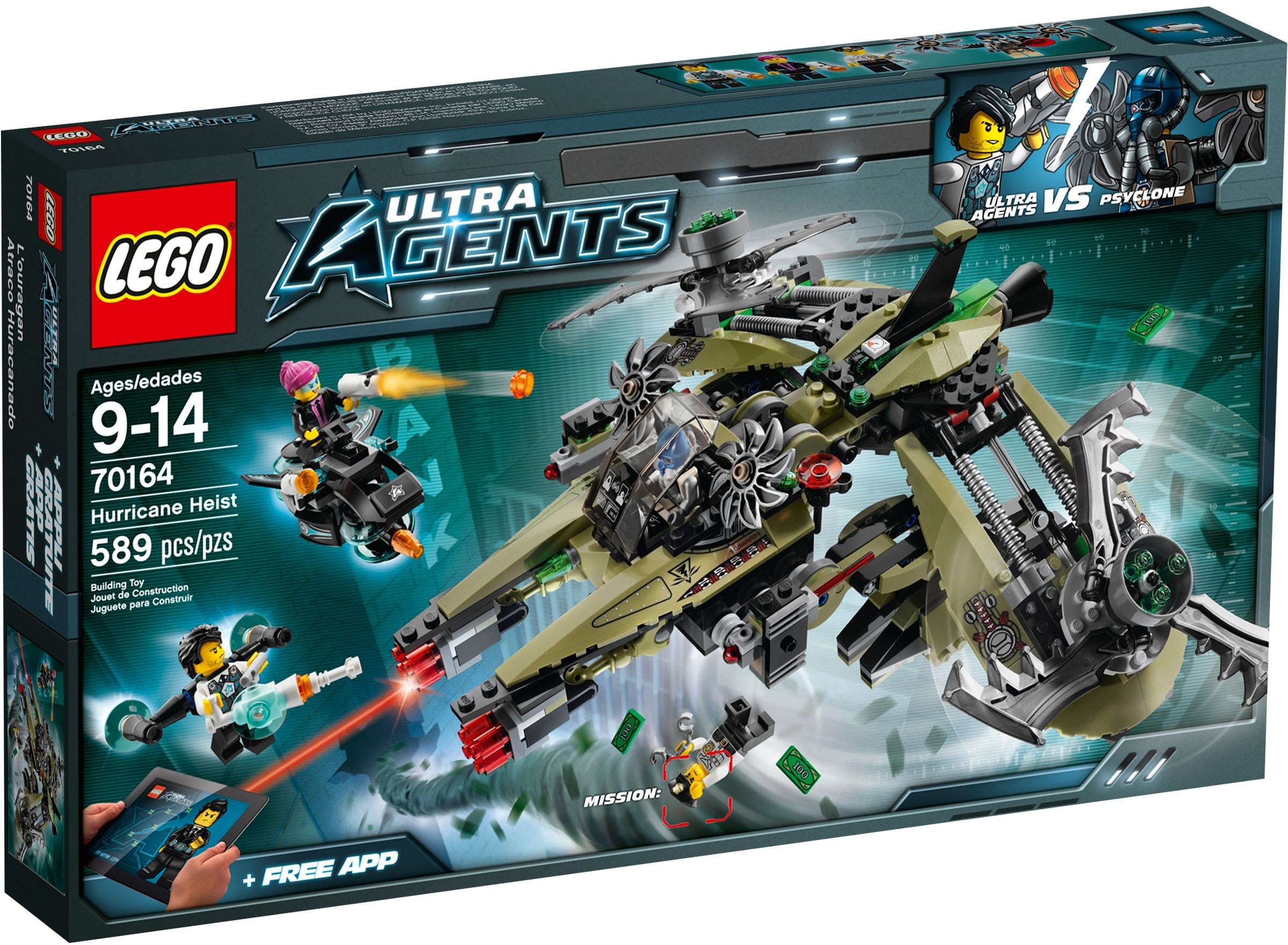LEGO Ultra Agents Hurrikan-Überfall 70164