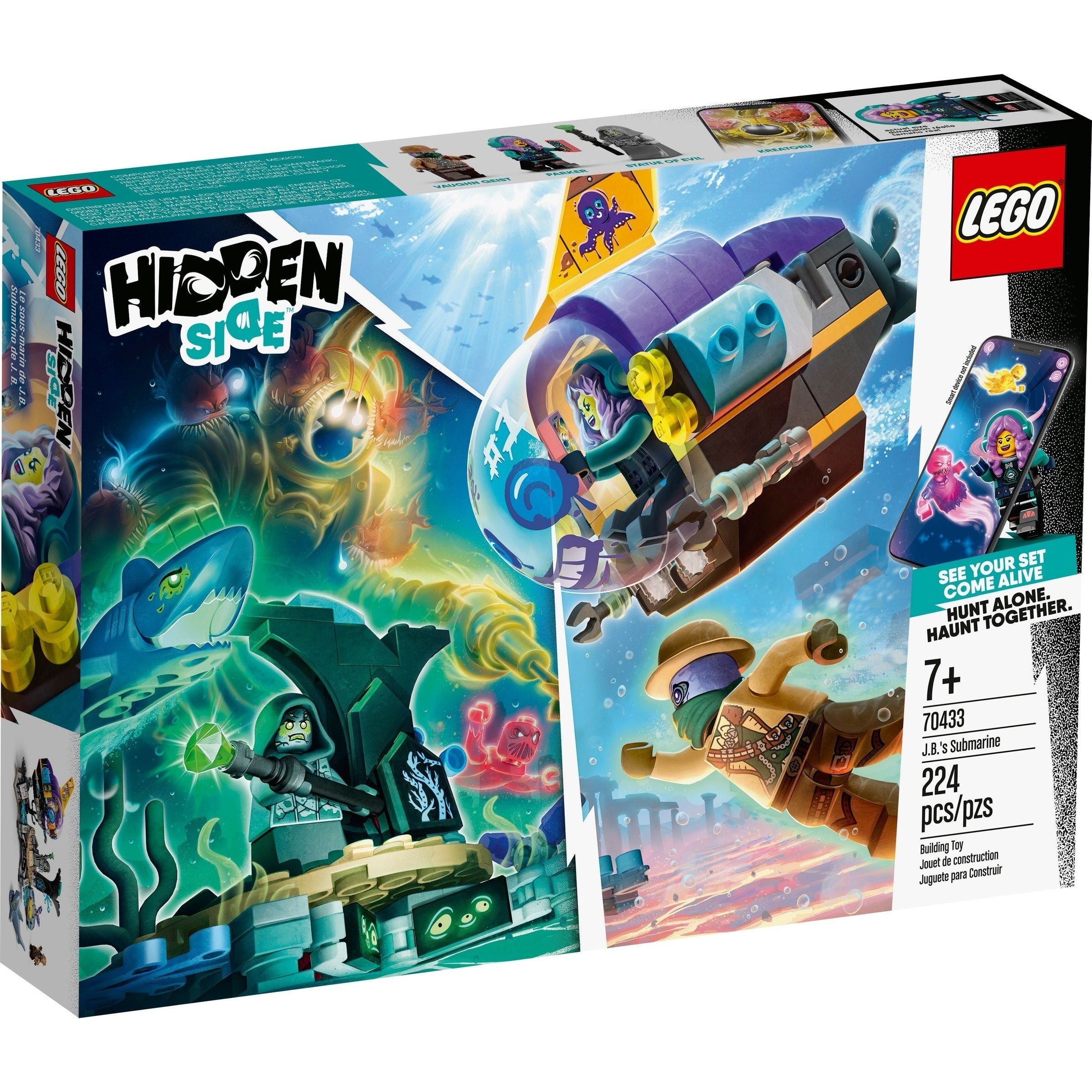 Le sous-marin LEGO® Hidden Side HS J.B. 70433