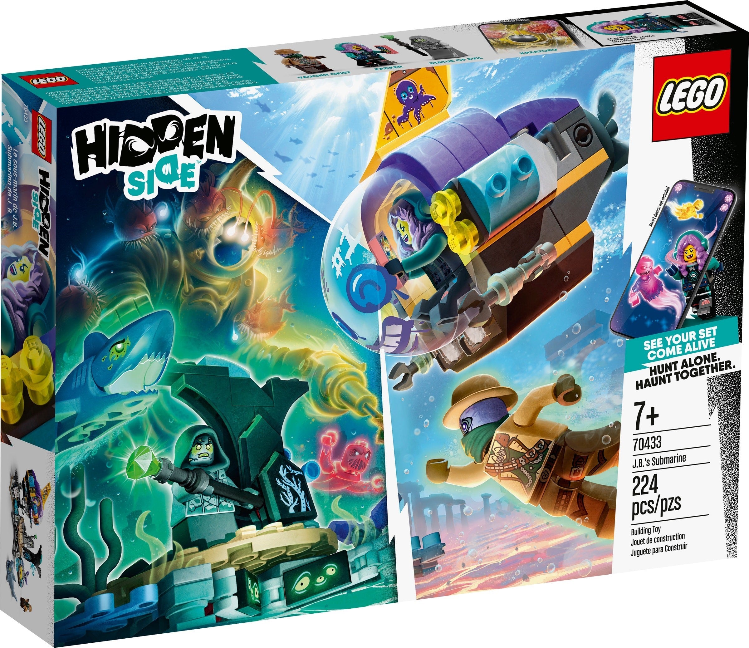 LEGO Hidden Side HS J.B.'s U-Boot 70433