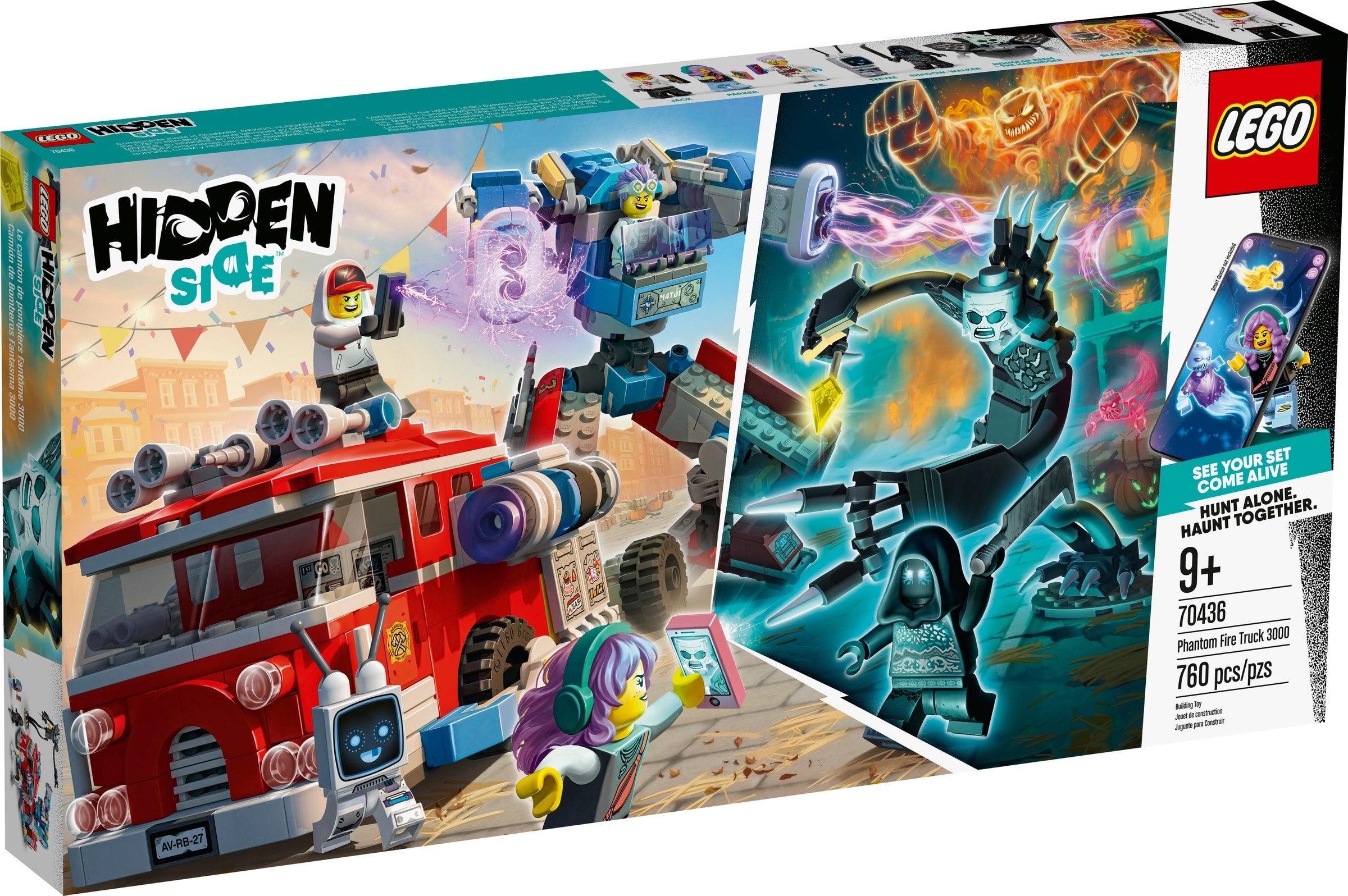 LEGO Hidden Side Phantom Feuerwehrauto 3000 70436