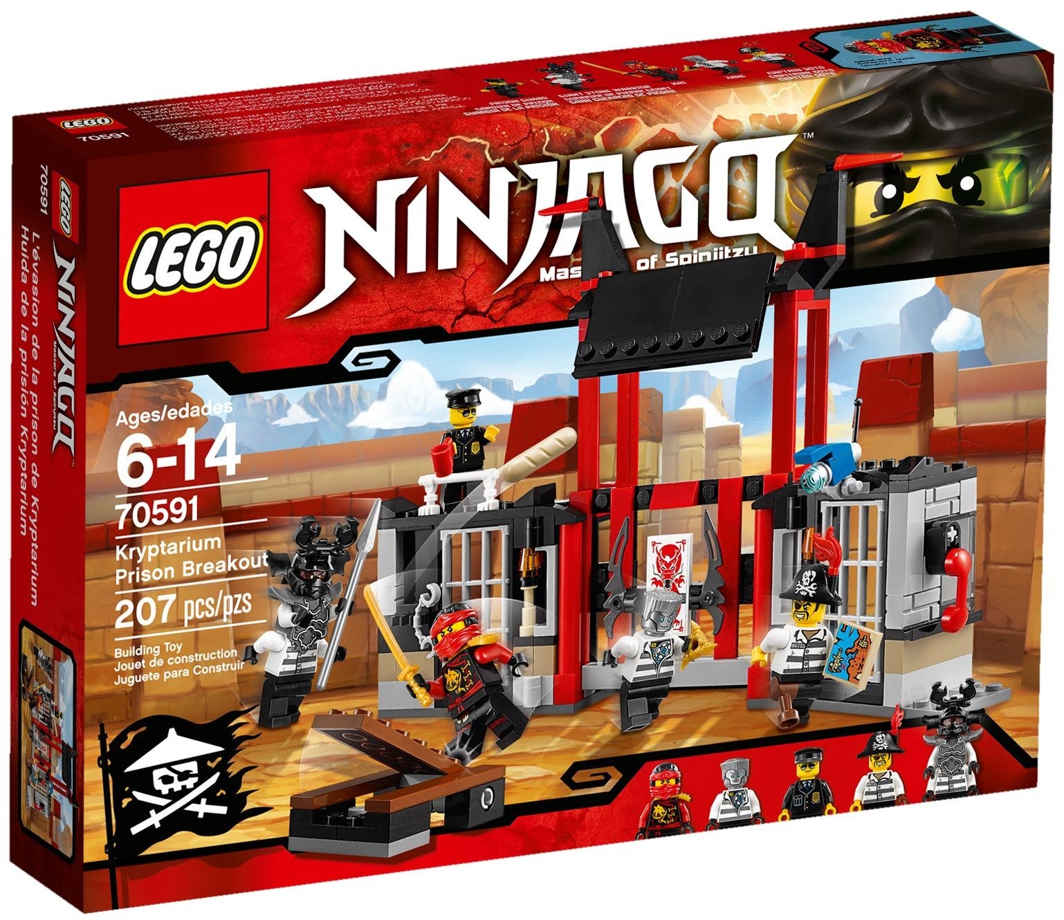 LEGO Ninjago Kryptarium-Gefängnisausbruch 70591